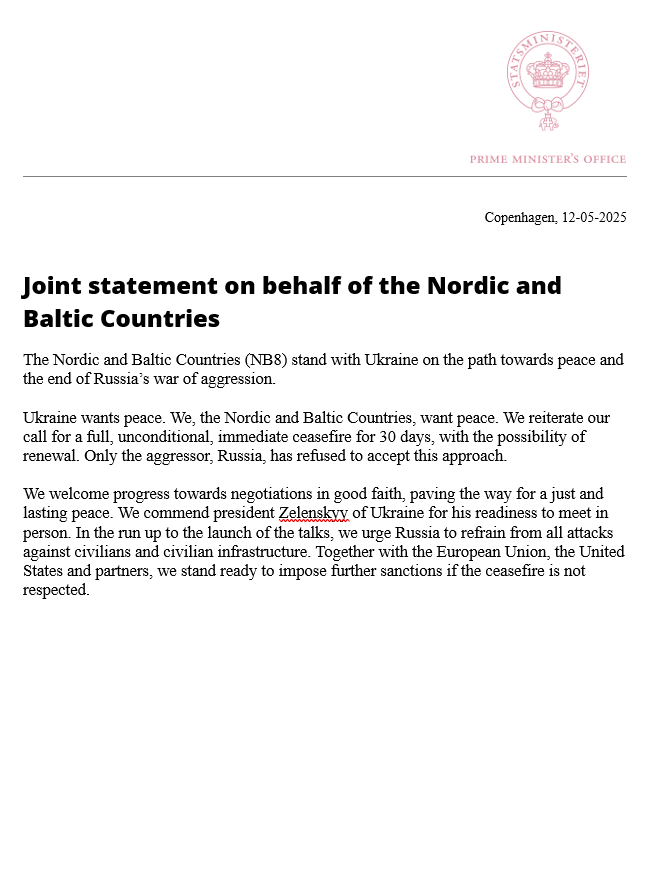 Joint statement on behalf of the Nordic and Baltic Countries ...